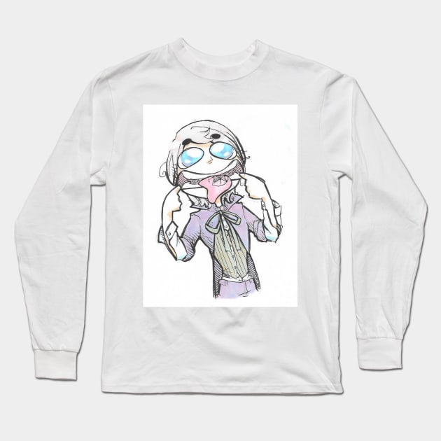 alois silly faces black butler Long Sleeve T-Shirt by toothy.crow